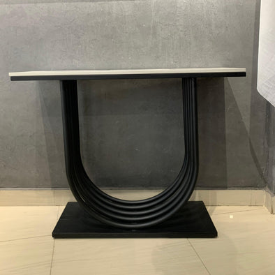 Black and White Modern Console Table