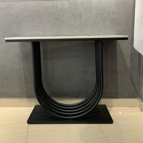 Black and White Modern Console Table