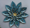 Accents Metal Blue Flower Wall Art