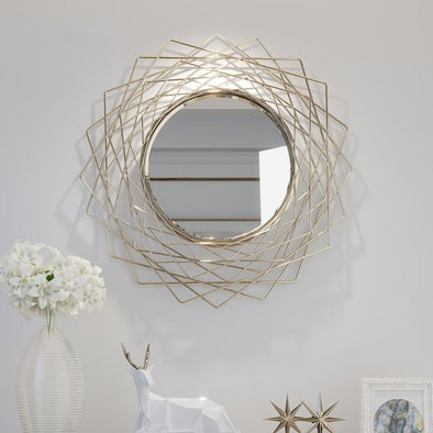 Accents Metal Wall Art Mirror -C