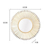 Accents Metal Wall Art Mirror -D